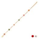 Etnico Gold Plated Design Bracelet with Pearls for Women (Traditional 4)