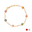 Etnico Gold Plated Design Bracelet with Pearls for Women (Traditional 4)