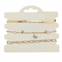 Etnico Fashion Latest Stylish Charm Pack of 3 Bracelets for Women