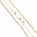 Etnico Fashion Latest Stylish Charm Pack of 3 Bracelets for Women