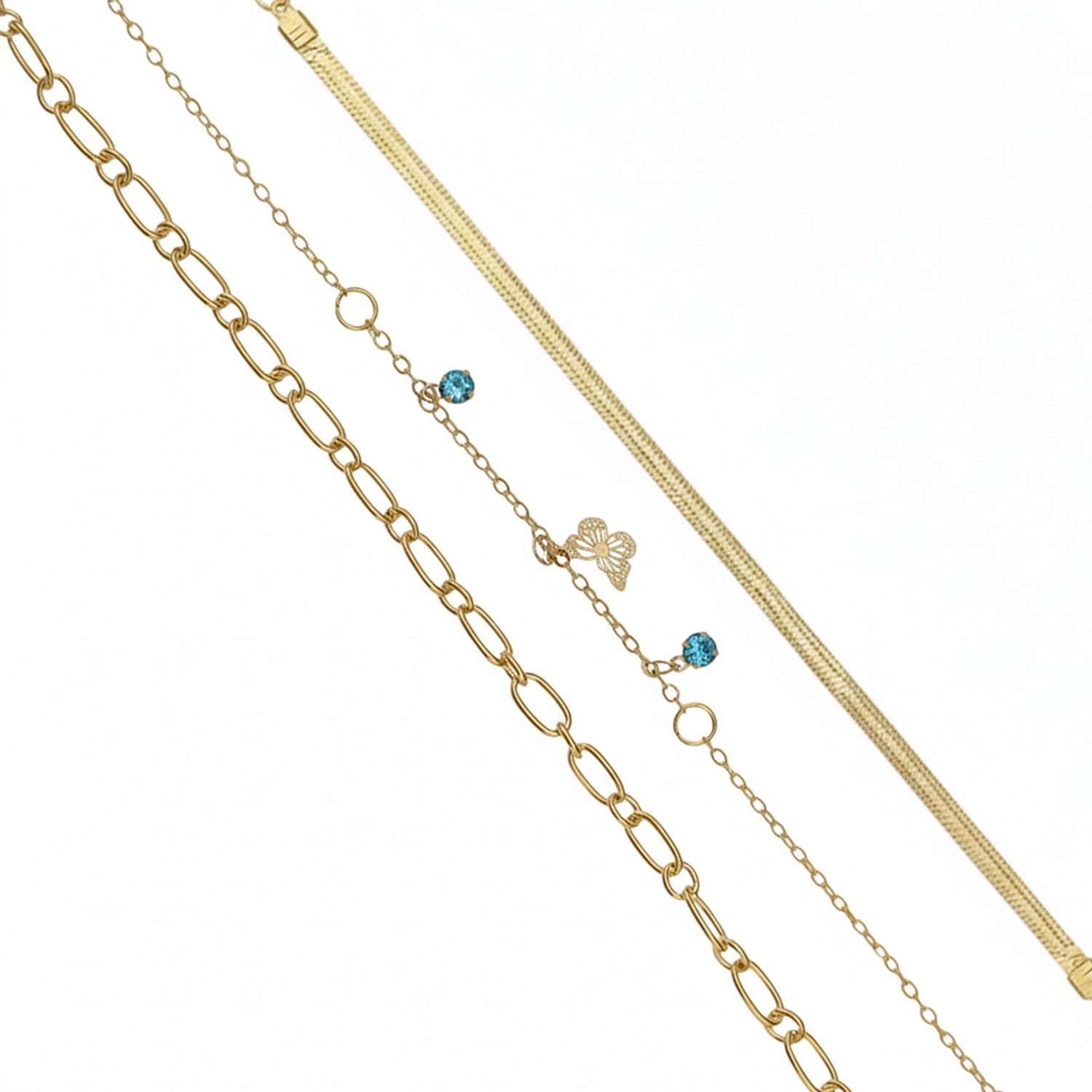 Etnico Fashion Latest Stylish Charm Pack of 3 Bracelets for Women