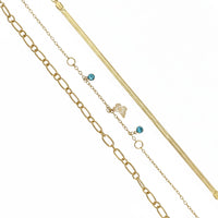 Etnico Fashion Latest Stylish Charm Pack of 3 Bracelets for Women