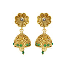 Exotica Collection Antique Long Necklace With Jhumki Earrings