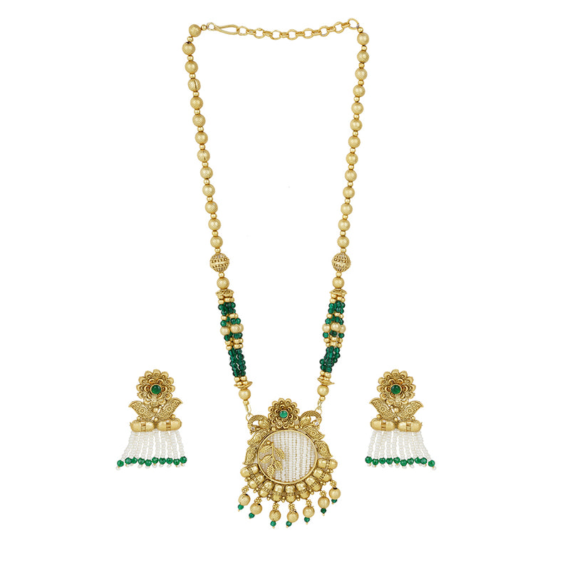 Exotica Collection Antique Long Necklace Set