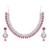 Exotica Collection American Diamond Necklace Set