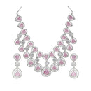 Exotica Collection American Diamond CZ Necklace Set