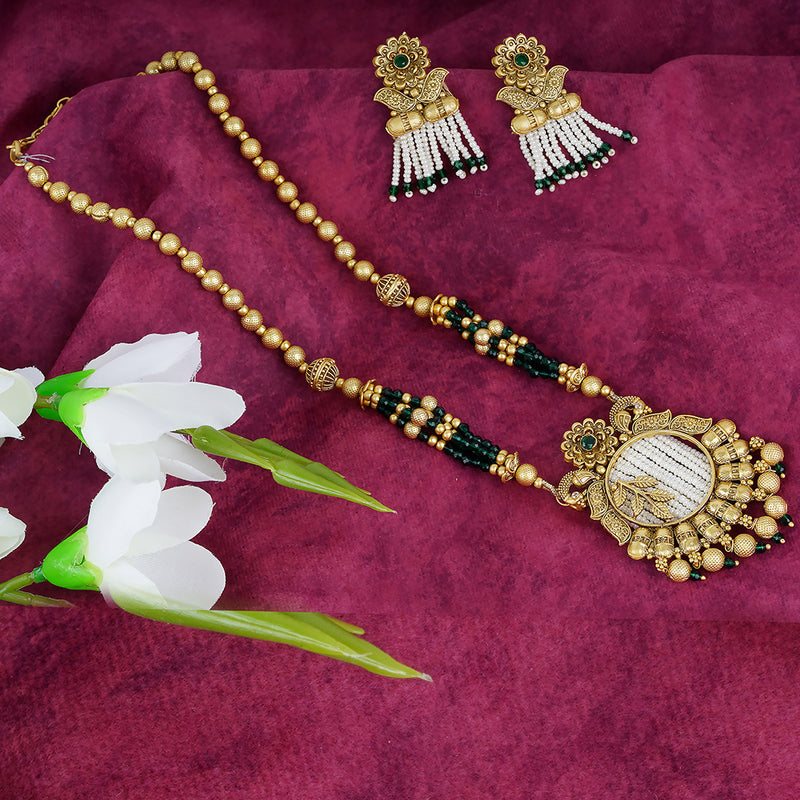 Exotica Collection Antique Long Necklace Set