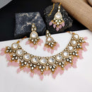 Gehana Mahal Heritage Kundan Stone Pearl And Beads Designer Necklace Set