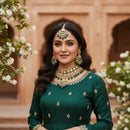 Gehana Mahal Heritage Kundan Stone Pearl And Beads Designer Necklace Set