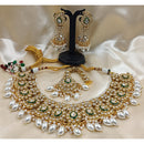 Gehana Mahal Heritage Kundan Stone Pearl And Beads Designer Necklace Set