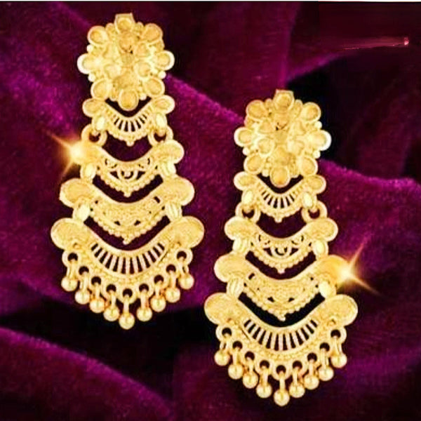 Kavyanjali Jewels Gold Plated Dangler Earrings