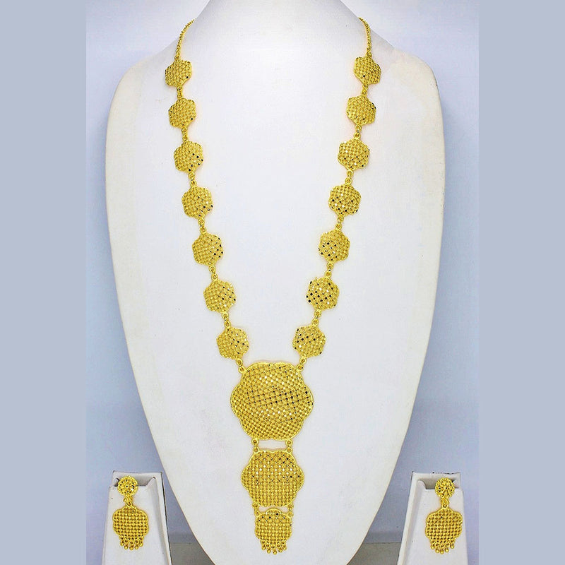 Kavyanjali Jewels Gold Plated  Long Necklace Set