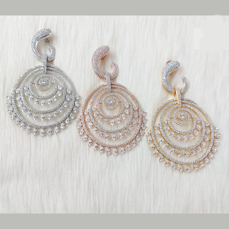 JewelTreeTz Absolutely Stunning Spiral Chandelier Dangler Earrings