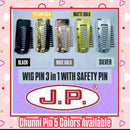 JP Hair Pins Chunni Pallu Wing PIN 3in1 Product  Hair Accessories for Girls & Women