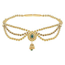 Etnico Gold Plated Traditional Kundan Stone Adjustable Kamarband/Belly Chain/Kandora/Wait Belt For Women/Girls (B051G)
