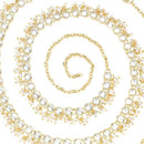 Etnico Gold Plated Traditional Kundan Pearl Adjustable Waist Chain/Belly Chain/Kamarband For Women (B053FL)