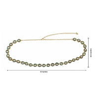 Etnico Gold Plated Traditional Ethnic Kundan And Stone Studded Adjustable Kamarband/Belly Chain/Kandora/Waist Belt For Women