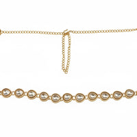 Etnico Gold Plated Traditional Ethnic Kundan And Stone Studded Adjustable Kamarband/Belly Chain/Kandora/Waist Belt For Women