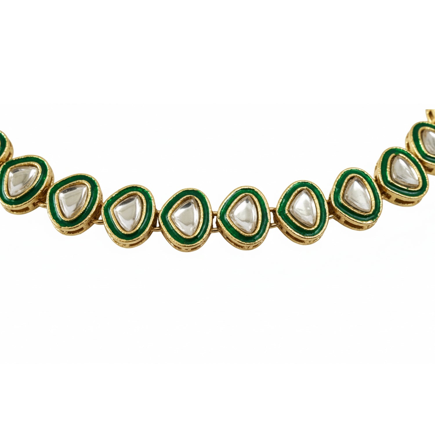 Etnico Gold Plated Traditional Ethnic Kundan And Stone Studded Adjustable Kamarband/Belly Chain/Kandora/Waist Belt For Women