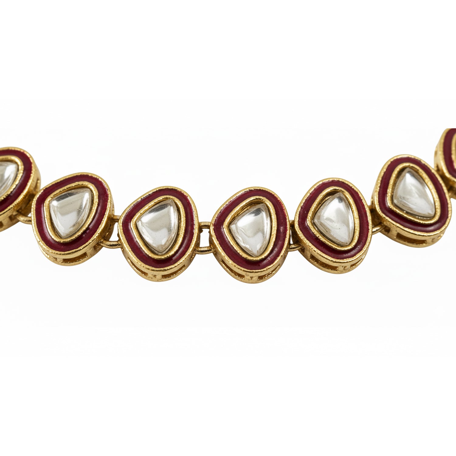 Etnico Gold Plated Traditional Ethnic Kundan And Stone Studded Adjustable Kamarband/Belly Chain/Kandora/Waist Belt For Women