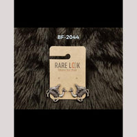 Dhwani Oxidised Plated Studs Statement Earrings - (Pack of 12)