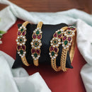 Js Fashion  Kemp Design Party wear Rajwadi Polish Designer Fancy Design Bangle Set of 4