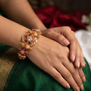 Js Fashion  Fancy Style Rajwadi Polish Beautiful Party wear antique Bangle Set of 2