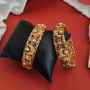 Js Fashion  Rajwadi Polish Fancy Style Party Wear Antique Bangles Set Of 2