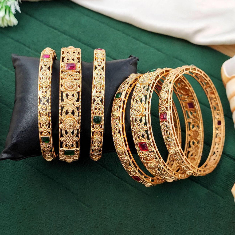 Js Fashion  Traditional Ethnic Antique Bangle Set for Women