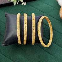 Js Fashion  Antique Designer Gold Bangles Set for Women