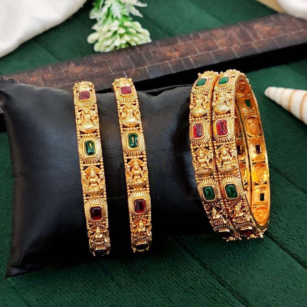 Js Fashion  South Indian Style Wedding Wear Bangles Set