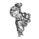 Mahi Divine Lord Krishna Flute Design Oxidised Rhodium Plated Unisex Brooch Pin | Ethnic Lapel Pin for Blazer, Kurta, Saree & Dupatta | Traditional Indian Jewelry (BP1101248R)