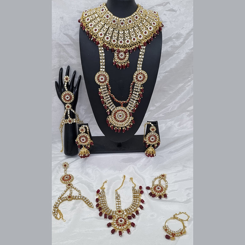 Gehana Mahal Bridal Jewels With A Touch Of Tradition Maroon