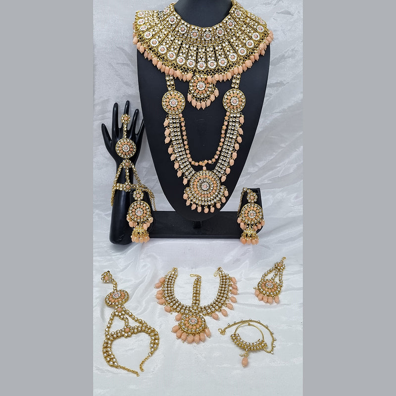 Gehana Mahal Bridal Jewels With A Touch Of Tradition Peach