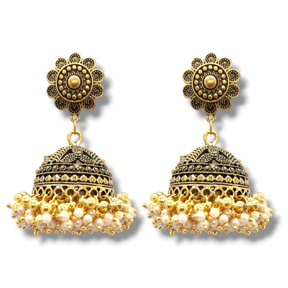 Bajana Lifestyle Gold Plated Long Jhumka Earing For Women