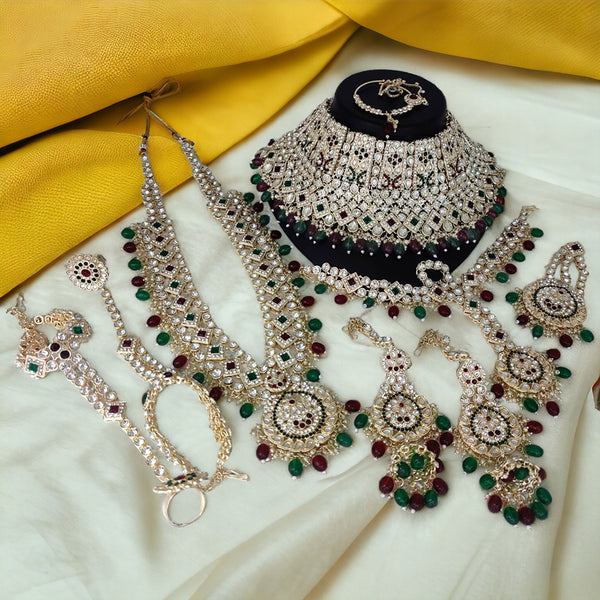 Gehana Mahal The Bridal Jewellery Of Your Dreams Green Maroon