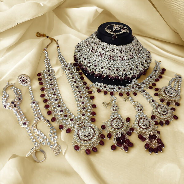 Gehana Mahal The Bridal Jewellery Of Your Dreams Maroon