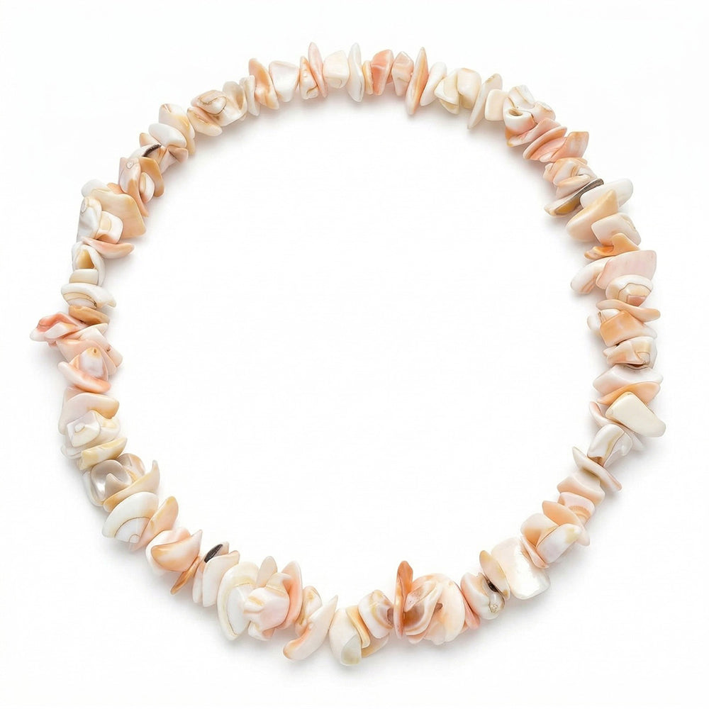Bevy Pearls Classic Shell Necklace 