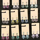 Dhwani Luxury Pota Stone And Austrian Stone Pearl Dangler Earrings