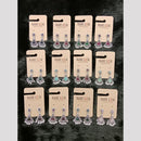 Dhwani Elegant Pota Stone And Pearl Dangler Earrings (Pack of 12)