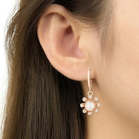 Etnico CZ American Diamond Chain Pendent Jewellery Set for Women