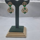 Chiccharm Jewellery Classic Polki Kundan Stone Hanging Earrings