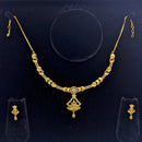 Chiccharm Jewellery Brass And Copper Rajwadi Necklace Set