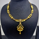 Chiccharm Jewellery Brass And Copper Rajwadi Necklace Set