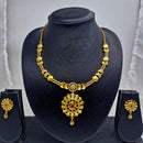Chiccharm Jewellery Brass And Copper Rajwadi Necklace Set
