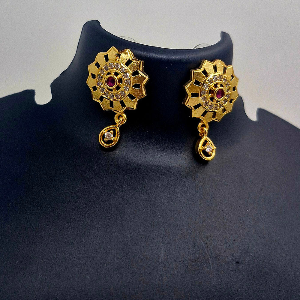 Chiccharm Jewellery Brass And Copper Rajwadi Necklace Set