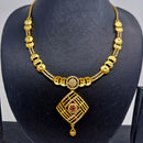 Chiccharm Jewellery Brass And Copper Rajwadi Necklace Set