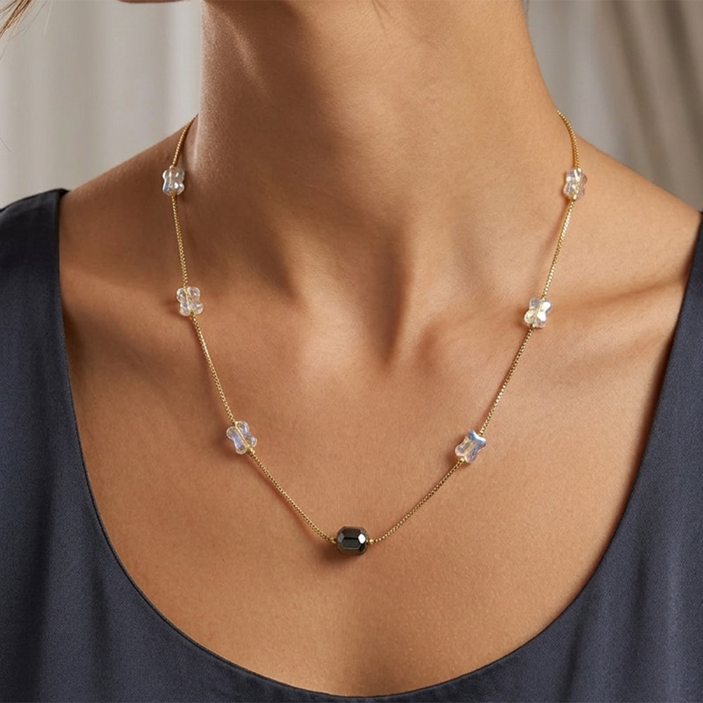 Chiccharm Jewellery Fashion Beads And Charms Necklace