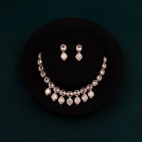 Chiccharm Jewellery Sparkling Austrian Stone Designer Necklace Set