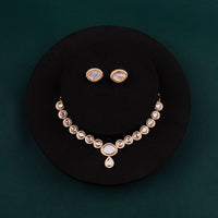 Chiccharm Jewellery Sparkling Austrian Stone Designer Necklace Set